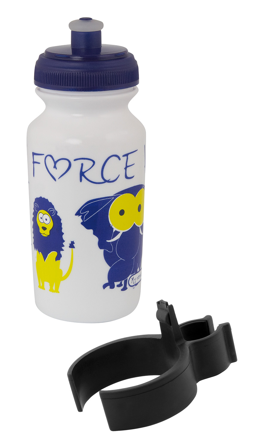 Dětská lahev FORCE ZOO 300 ml, s držákem